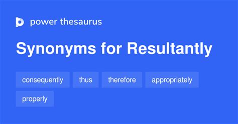 is resultantly a word.